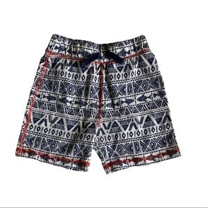 Joe Fresh Geometric Fish Print Pull-On Shorts Size 4T